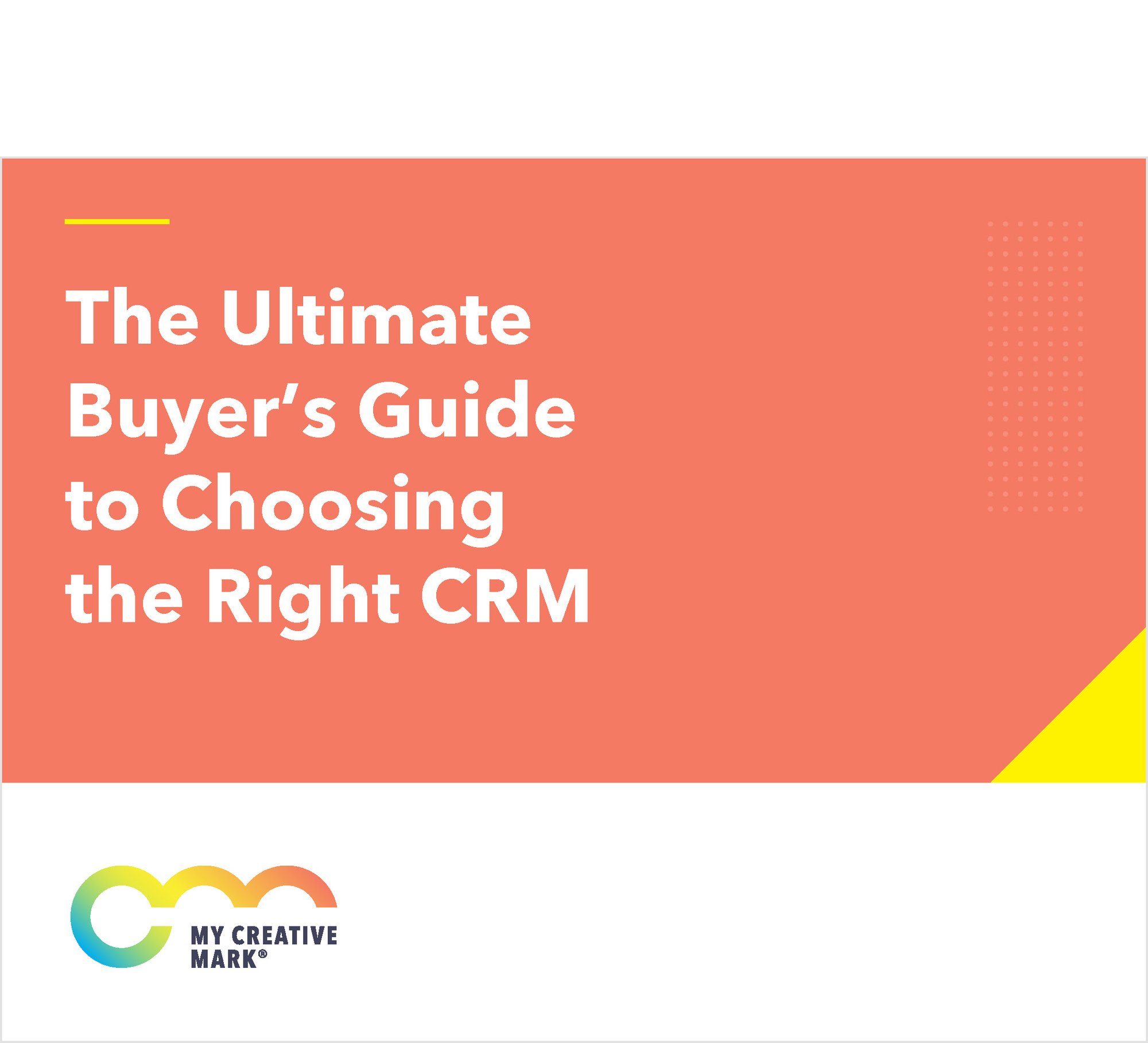 Ultimate CRM Buying Guide Cover